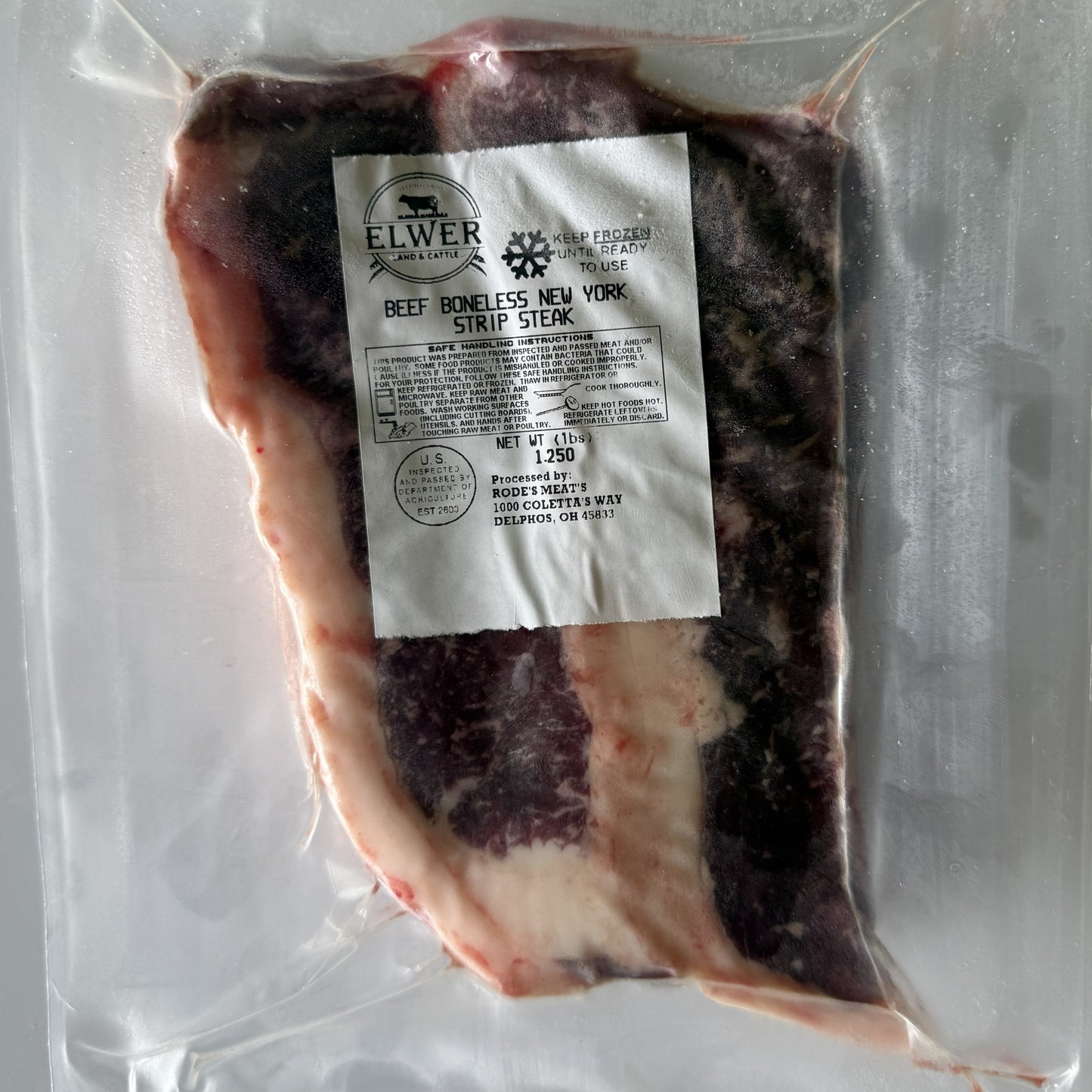 New York Strip Steaks