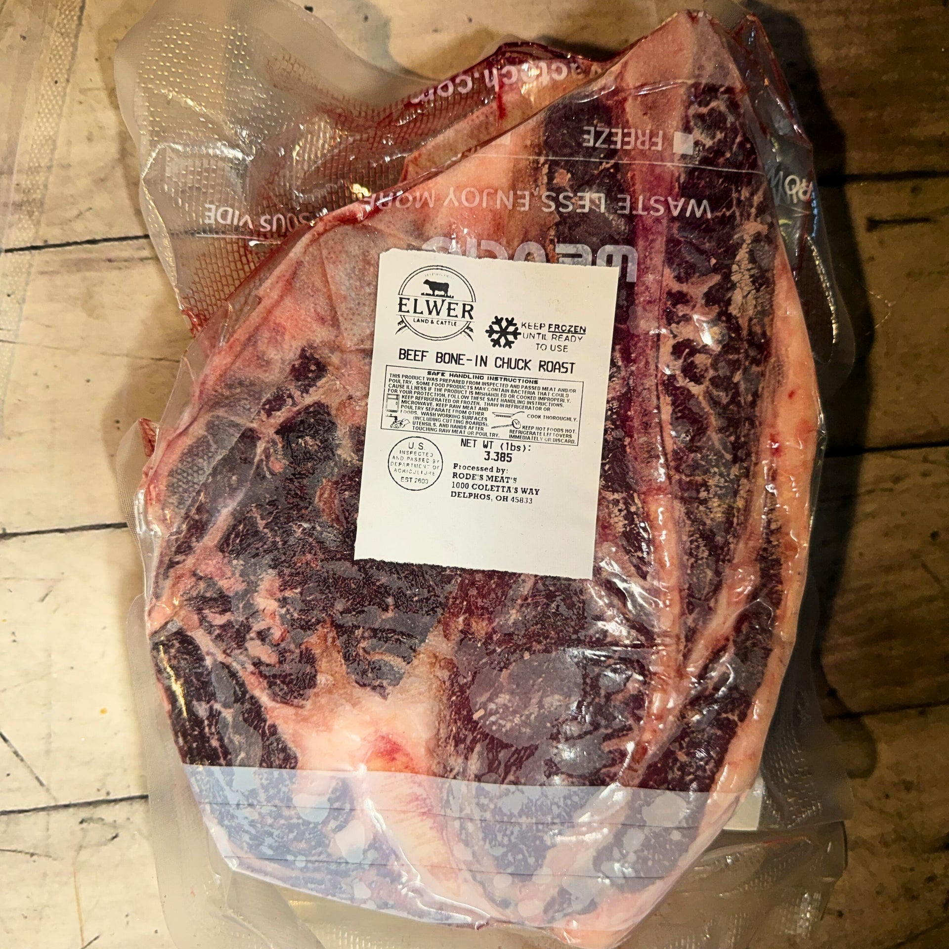 Chuck Roast 3 - 4+ Pounds